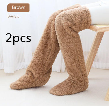 Winter Warm Cold Leg Knee Joint Cold-proof Stockings Home Floor Sleeping Socks