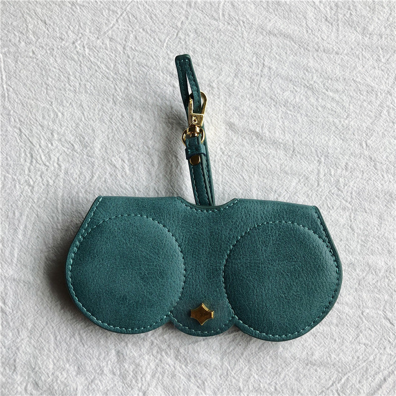 Cute cartoon leather glasses clip