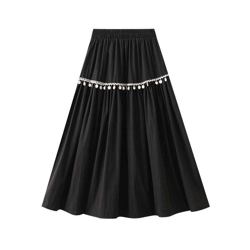Bohemian Vacation Style Embroidered Skirt