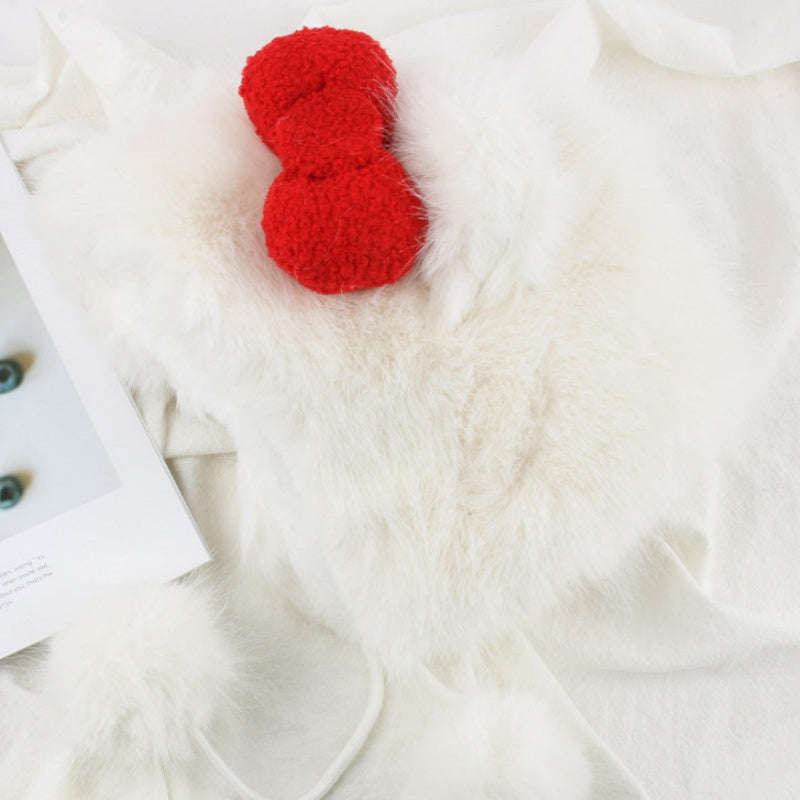 Teddy Bear Ears Thick Plush Fashionable All-Match Furry Hat