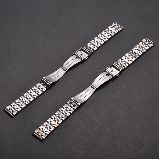 Watch strap accessories stainless steel five-bead strap