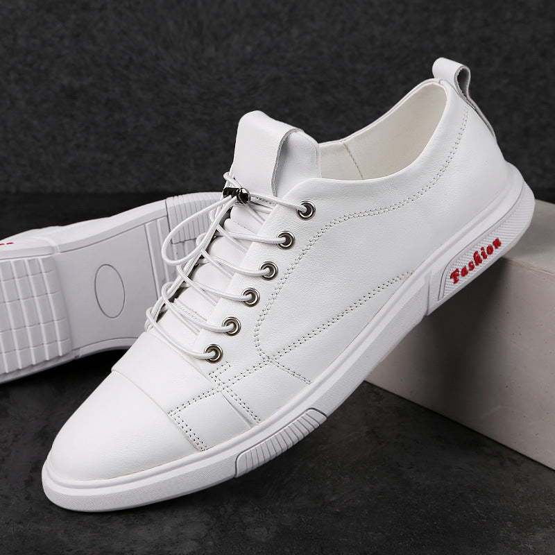 Autumn New British Leisure Top Leather Flat Shoes