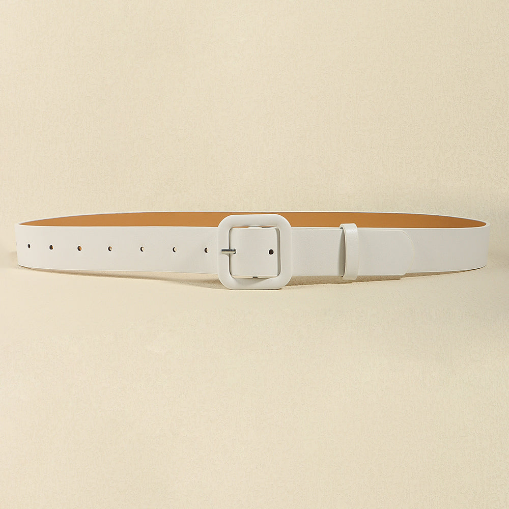 Fashion Personality Women's Wide Belt Simple High Sense Belt Dress Pants Accessories