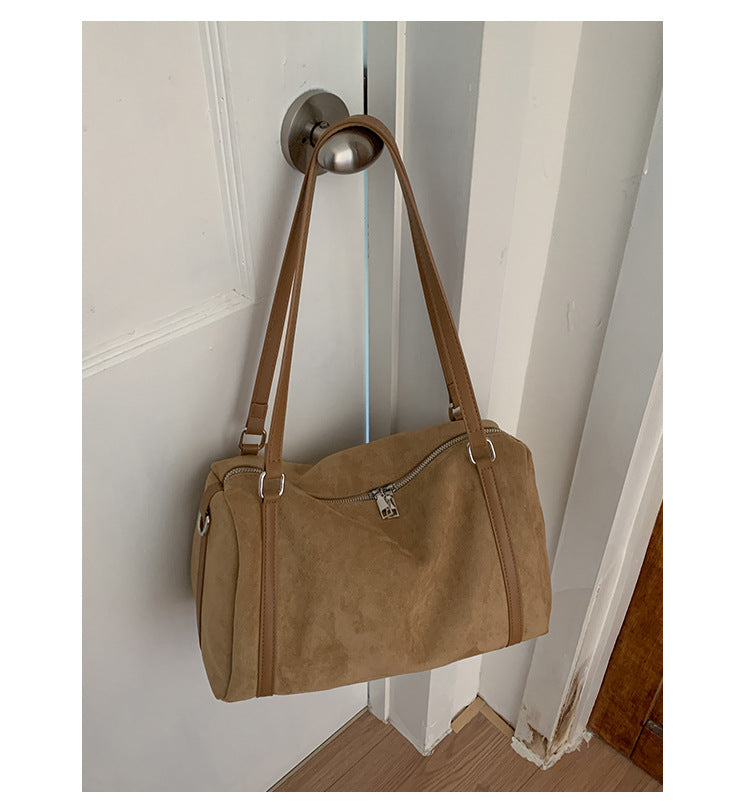Women's Suede Shoulder Large-capacity Crossbody Bag