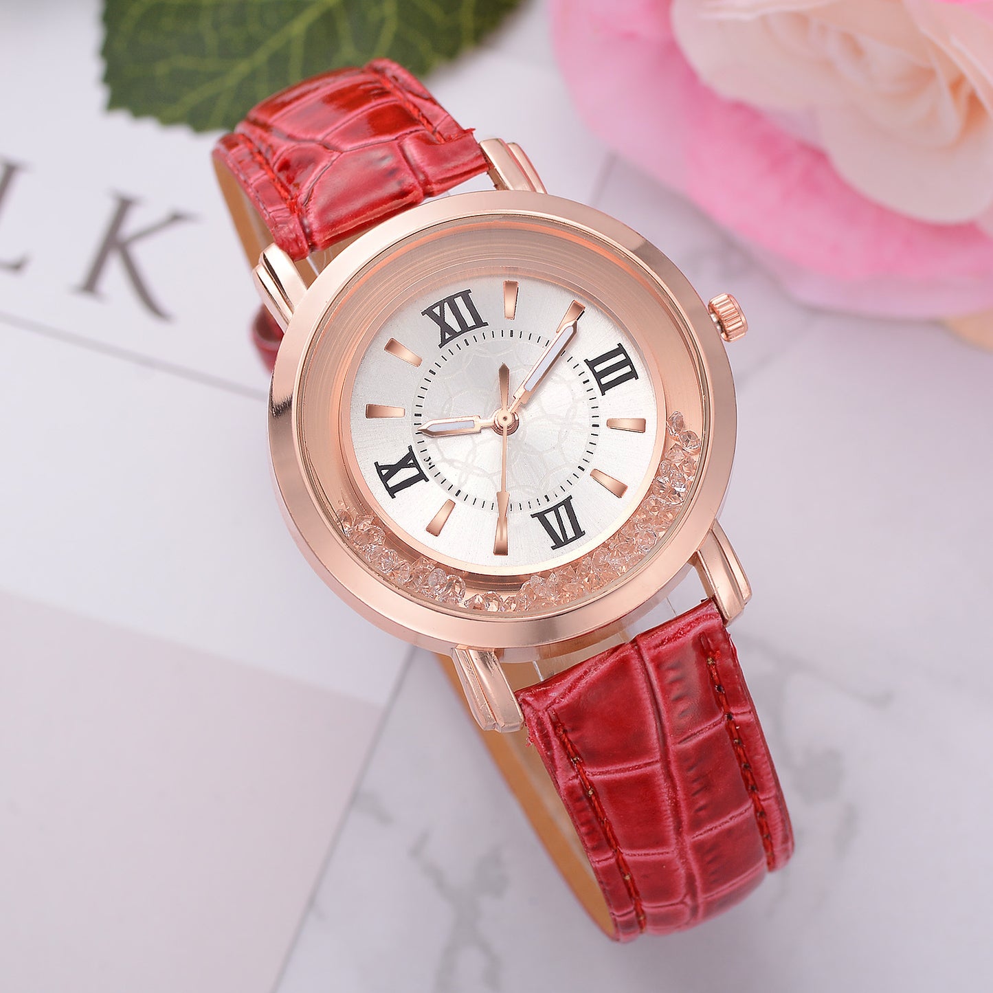 Women's Rhinestone Ball Watch