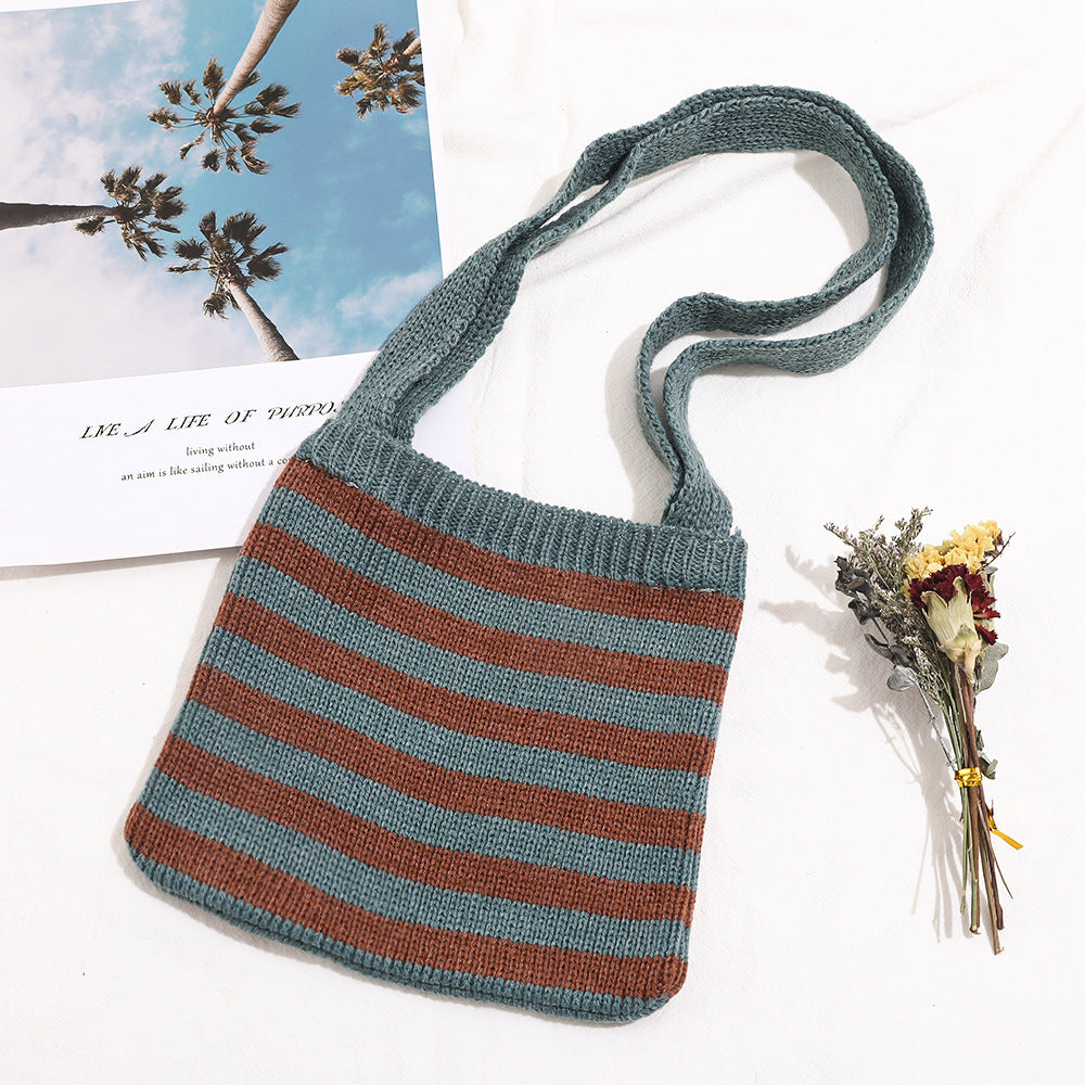 Wool bag girl's messenger bag