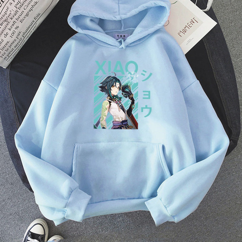 Couple Fleece Hooded Pullover Sweater
