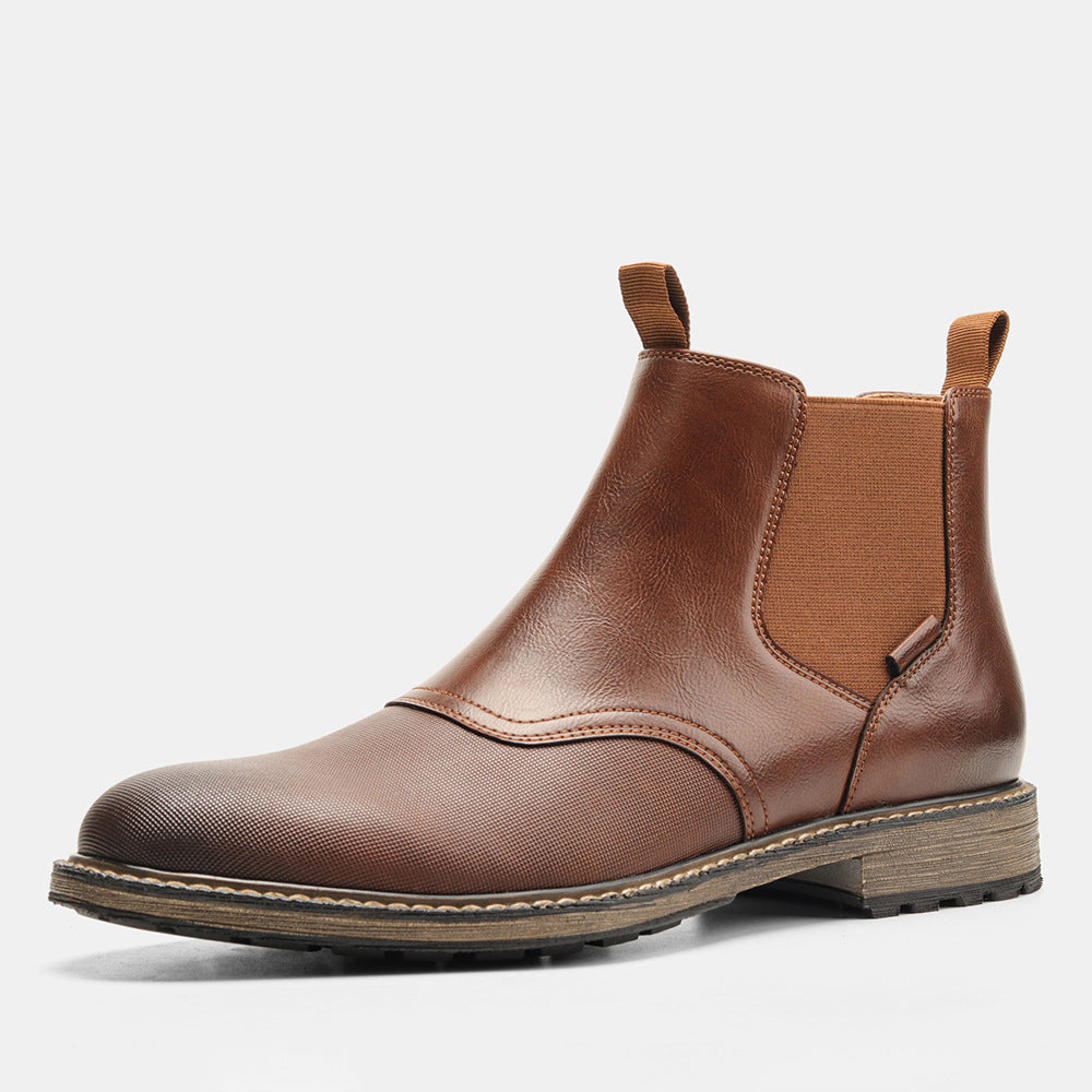 New Trendy Workwear Men's Short Boots