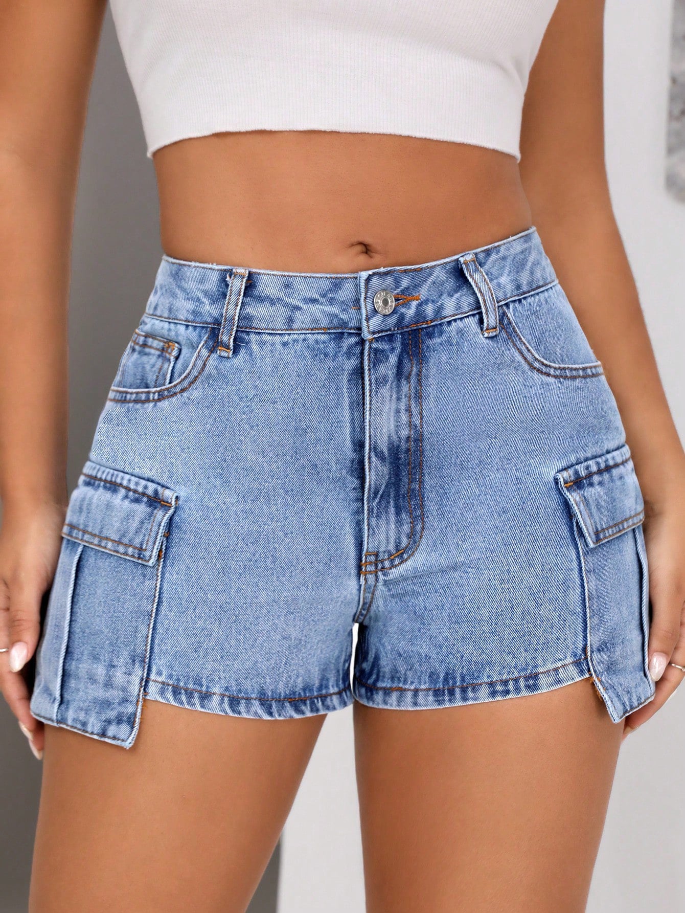 Women's Comfortable Fashion Slim Fit Denim Shorts