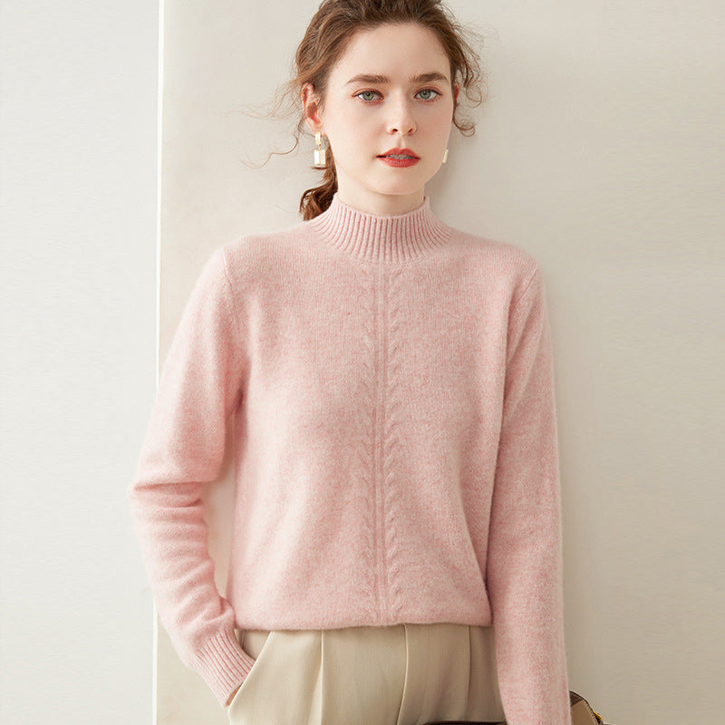 Cashmere Knitted Bottoming Shirt