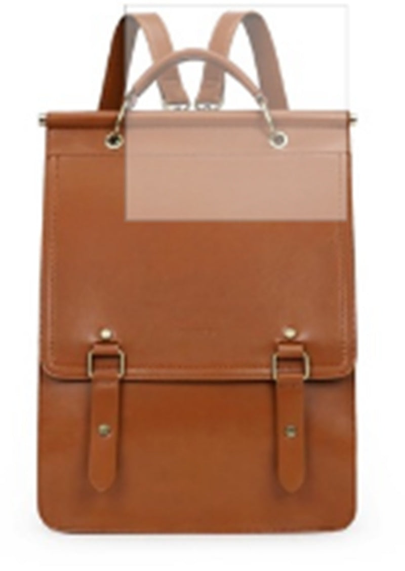 Fashion glossy leather backpack