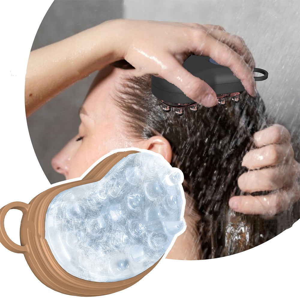 Is kompres instrument til hovedterapi, silikone shampoobørste, massagekam