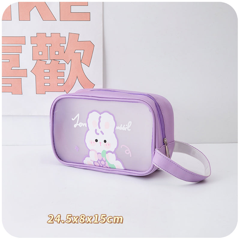 Women's Portable Oversized Transparent Waterproof Storage Bag