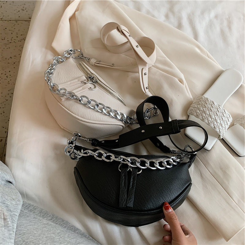 Damekæde crossbody brysttaske