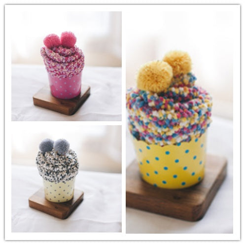 Three-dimensional cake socks home floor socks pearl velvet tube female socks