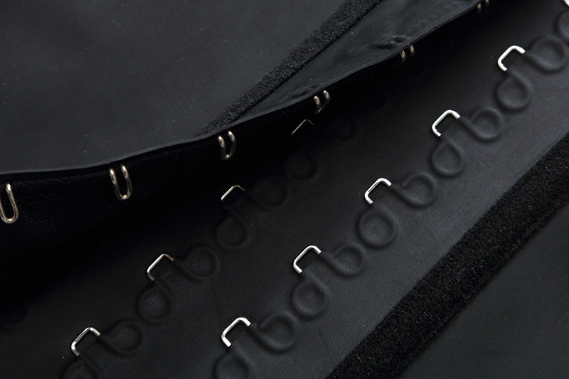 Ladies rubber latex press buckle waist plastic waist