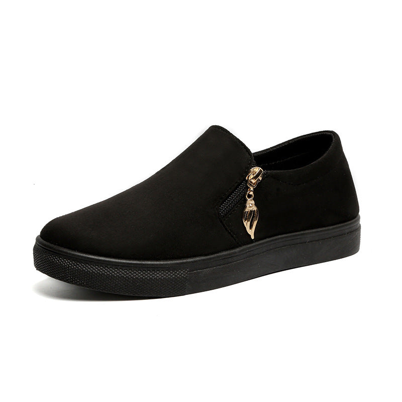 New Style Single Shoes Women Round Toe Flat Canvas Casual Shoes