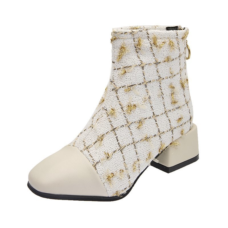 Korean Style Small Fragrance Ladies Fashion Boots