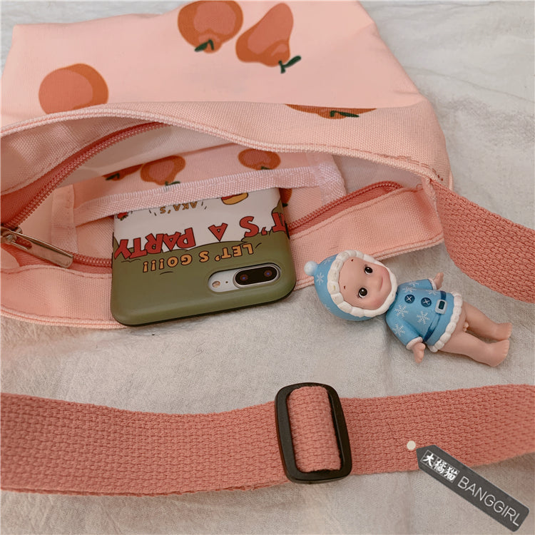 Avocado cute canvas bag