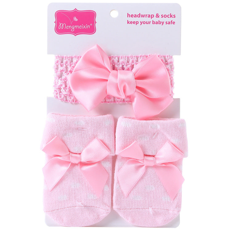 New Polka Dot Three-dimensional Hair Ball Flip Up Children's Socks