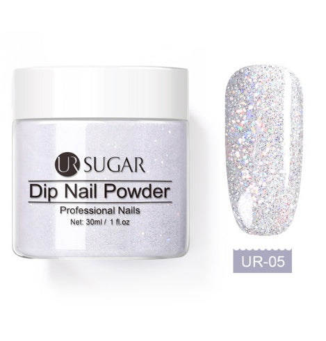 UR nail infusion powder fransk neglepudder glitter neglegødning fugtgivende pudder dyppepulver