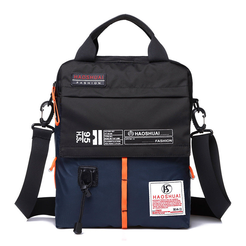 Wholesale men's shoulder bag, men's bag, hand bag, canvas waterproof outdoor bag
