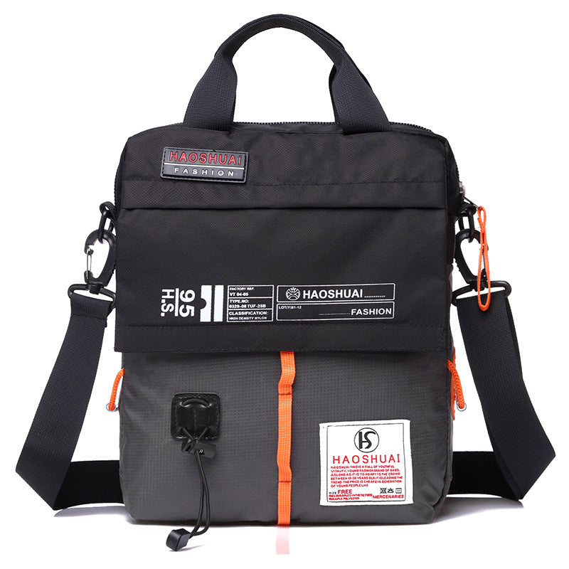 Wholesale men's shoulder bag, men's bag, hand bag, canvas waterproof outdoor bag