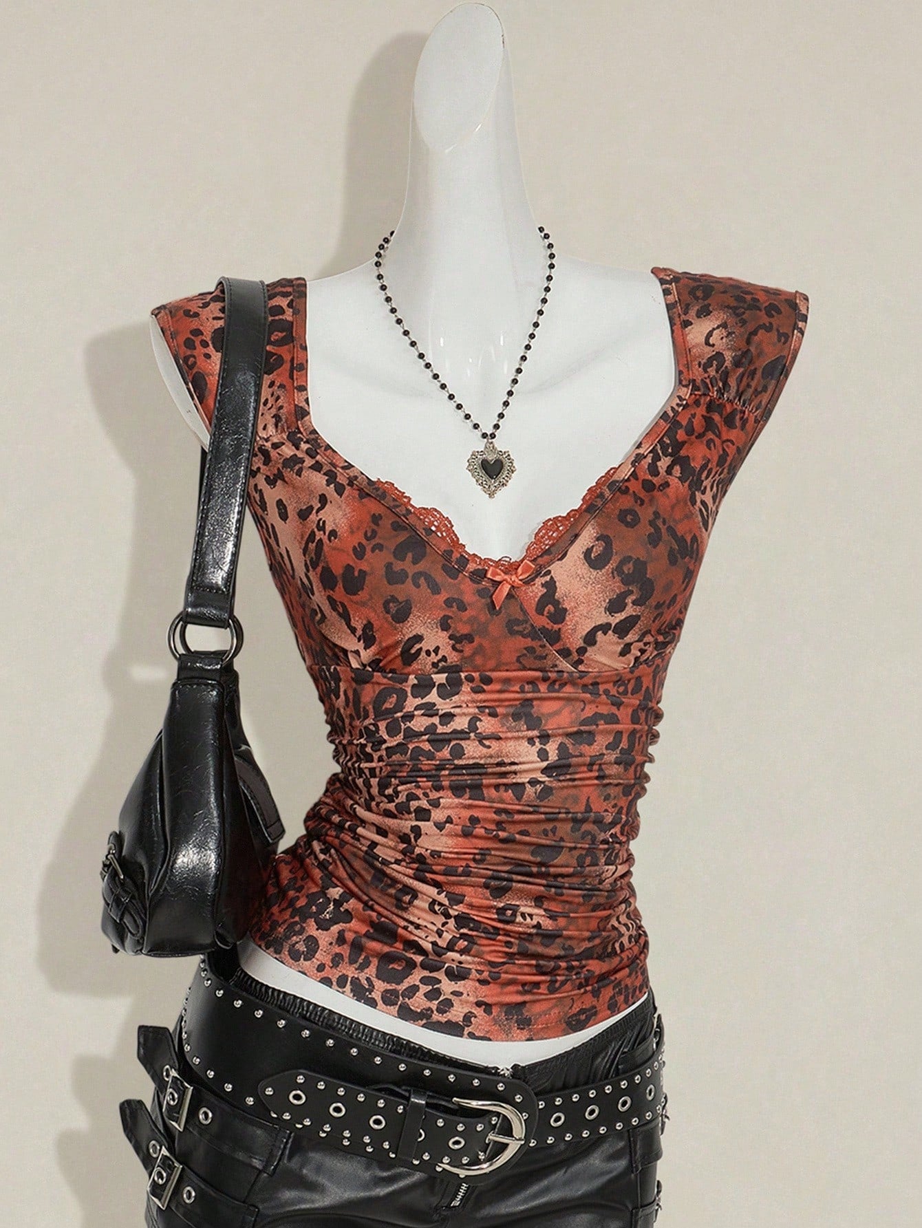V-hals Blonde-talje Vintage Slankende Vest