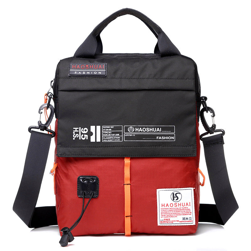Wholesale men's shoulder bag, men's bag, hand bag, canvas waterproof outdoor bag