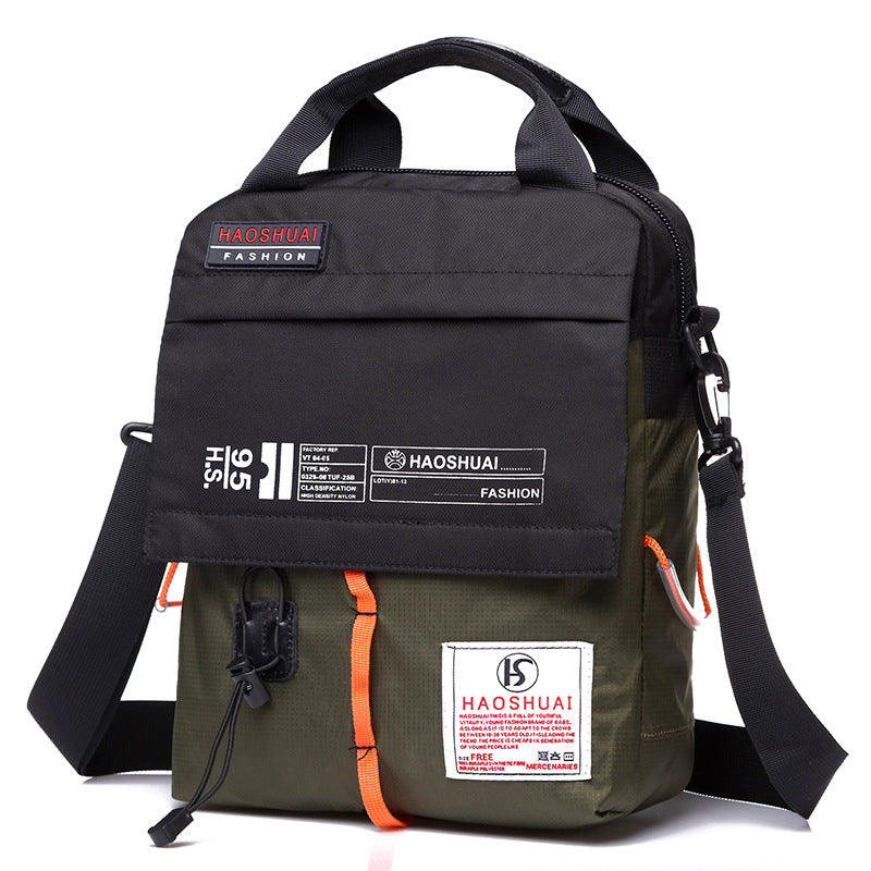 Wholesale men's shoulder bag, men's bag, hand bag, canvas waterproof outdoor bag