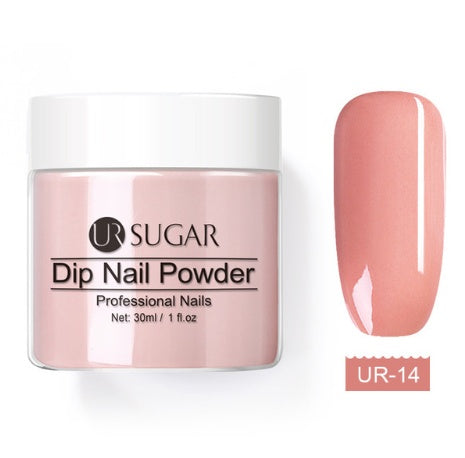 UR nail infusion powder fransk neglepudder glitter neglegødning fugtgivende pudder dyppepulver