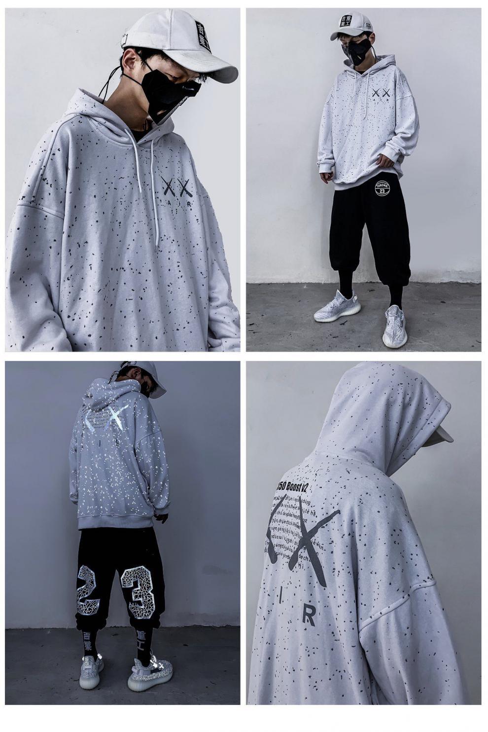 Gypsophila reflective hoodie