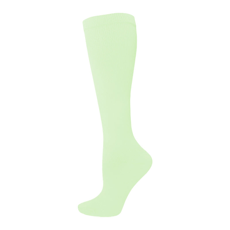 Solid-color Athletic Compression Socks Womens Long Compression Stockings