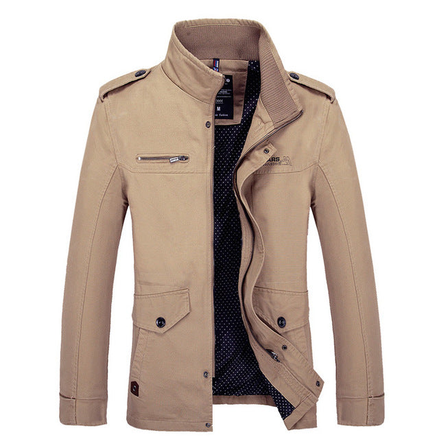 Men's Business Casual Jacket Slim Top Coat