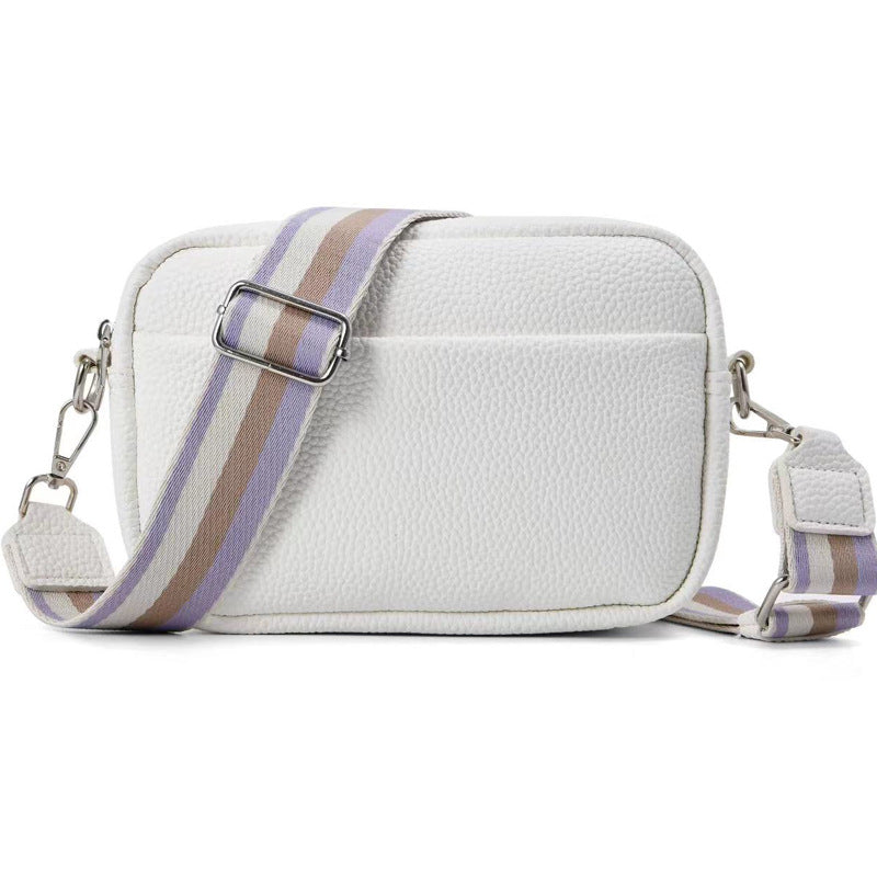Wide Shoulder Strap Shoulder Crossbody Bag