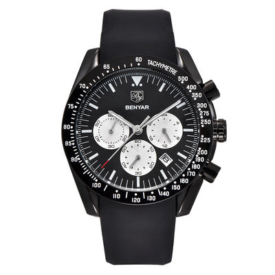 Waterproof men's quartz watch