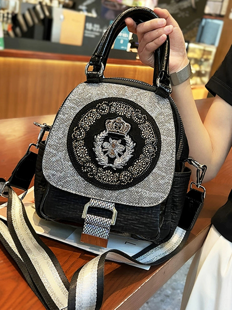Large Capacity Women's New All-match Solid Color Shoulder Fashion Simple Tote