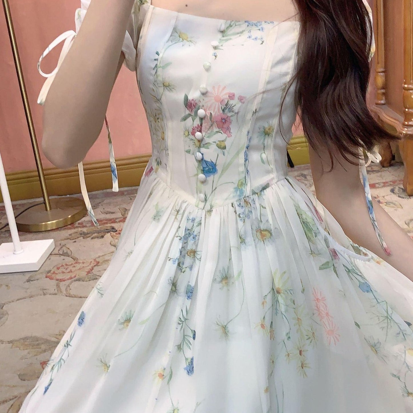 Tea Break French White Dress