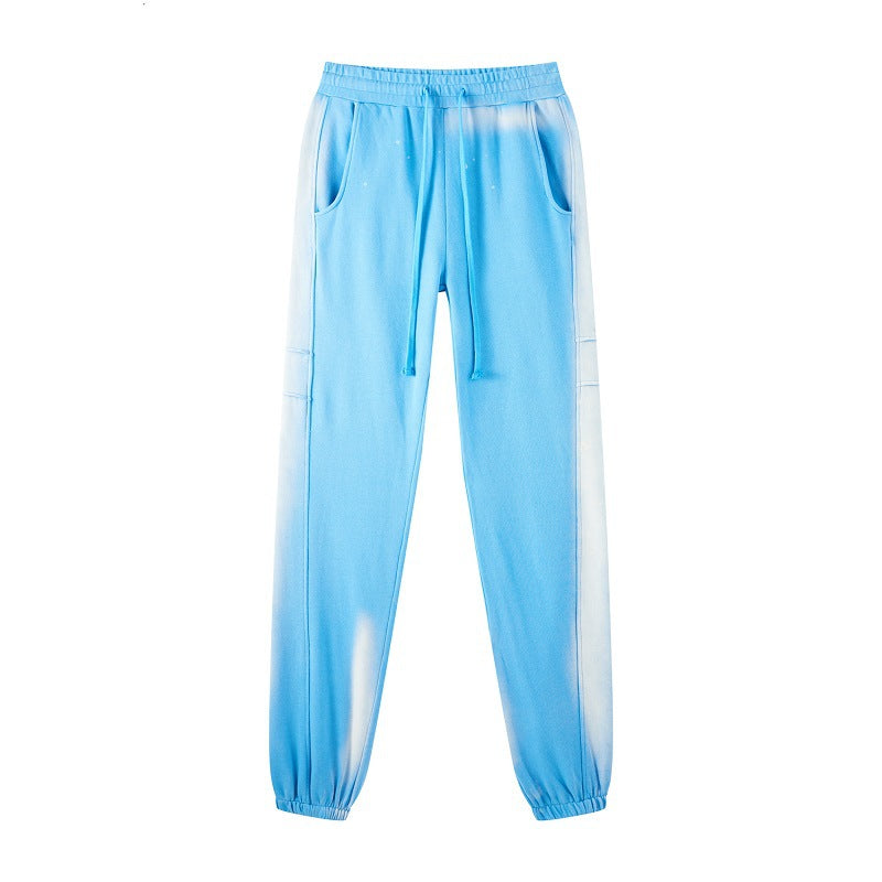 Pure Cotton Terry Hip Hop Street Dance Drawstring Trousers