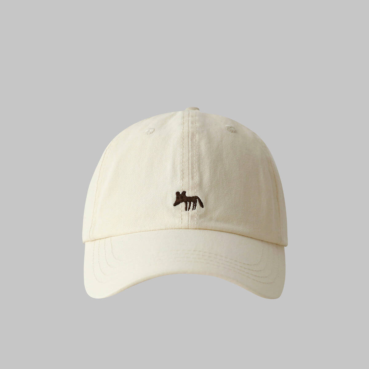 Embroidered Fox Baseball Hat For Men And Women