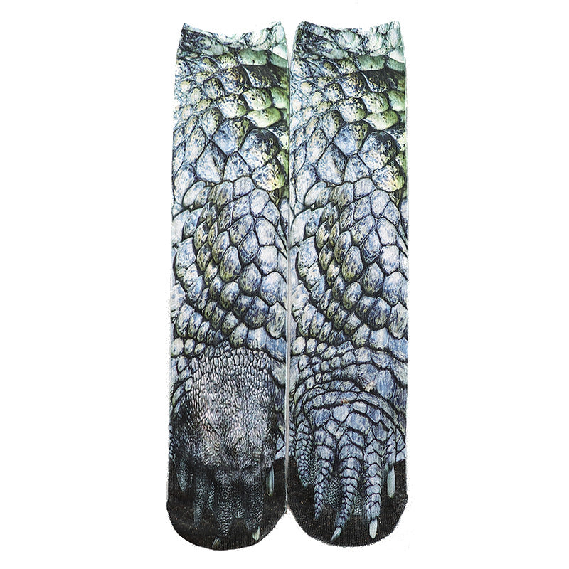animal print socks 3D