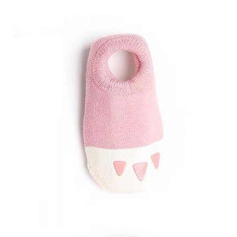 Autumn And Winter Terry Thickening Baby Floor Socks Cartoon Bear