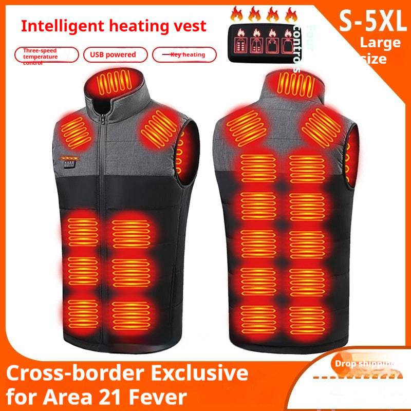 Farvematchende Fire-kontrolzone 21 Selvvarmende Vest V-hals