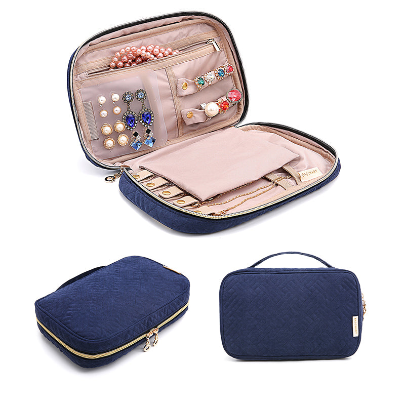 Portable storage travel jewelry bag