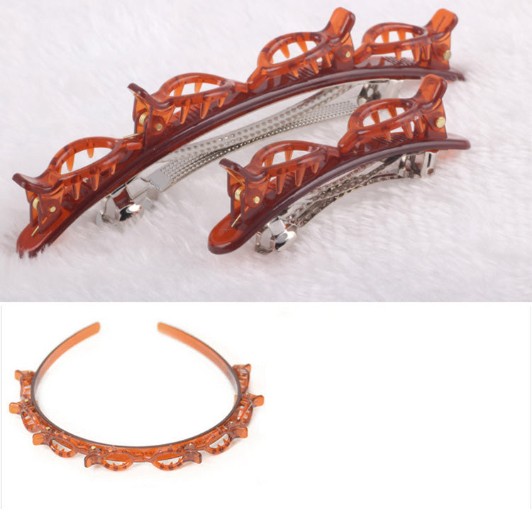 Multilayer hollow woven headband