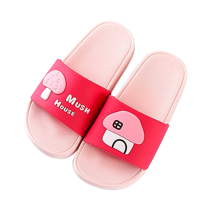 New Mushroom Household Slippers Women's Anti-skid PVC