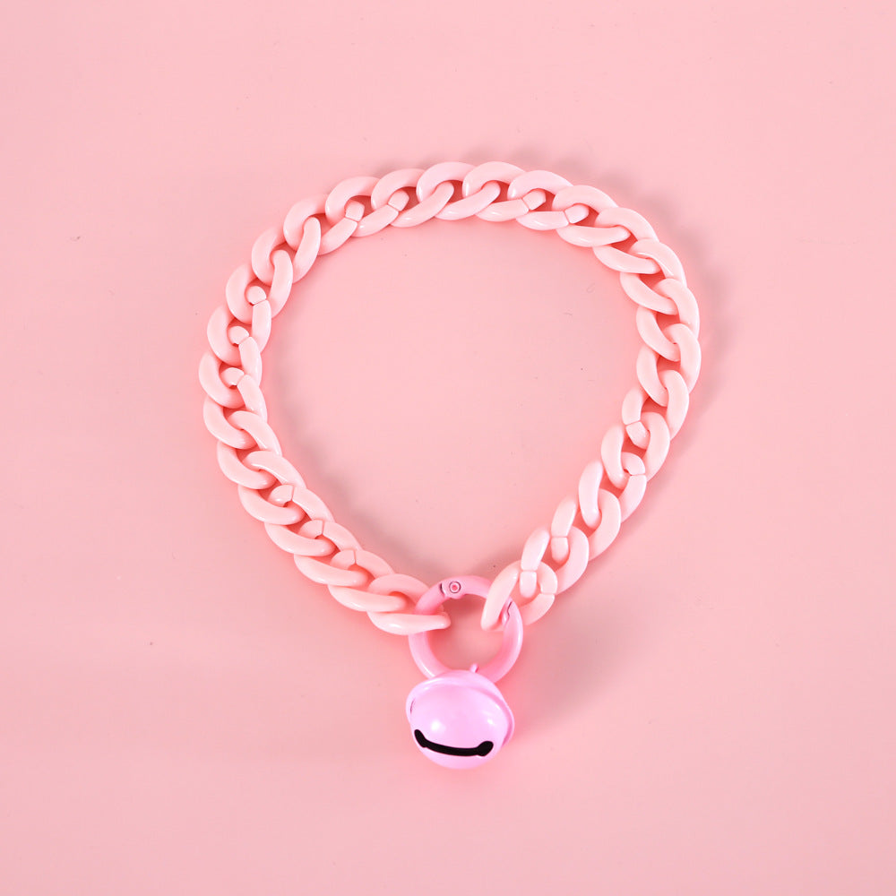 Pet Cat Dog Rabbit Collar Macaron Candy Color