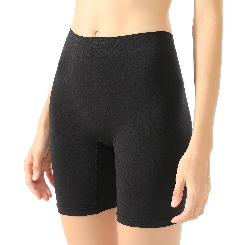 Højtaljet Mavekontrol Sømløse Leggings Dame Plus Size Sports Sikkerhedsbukser Anti-gennemsigtig