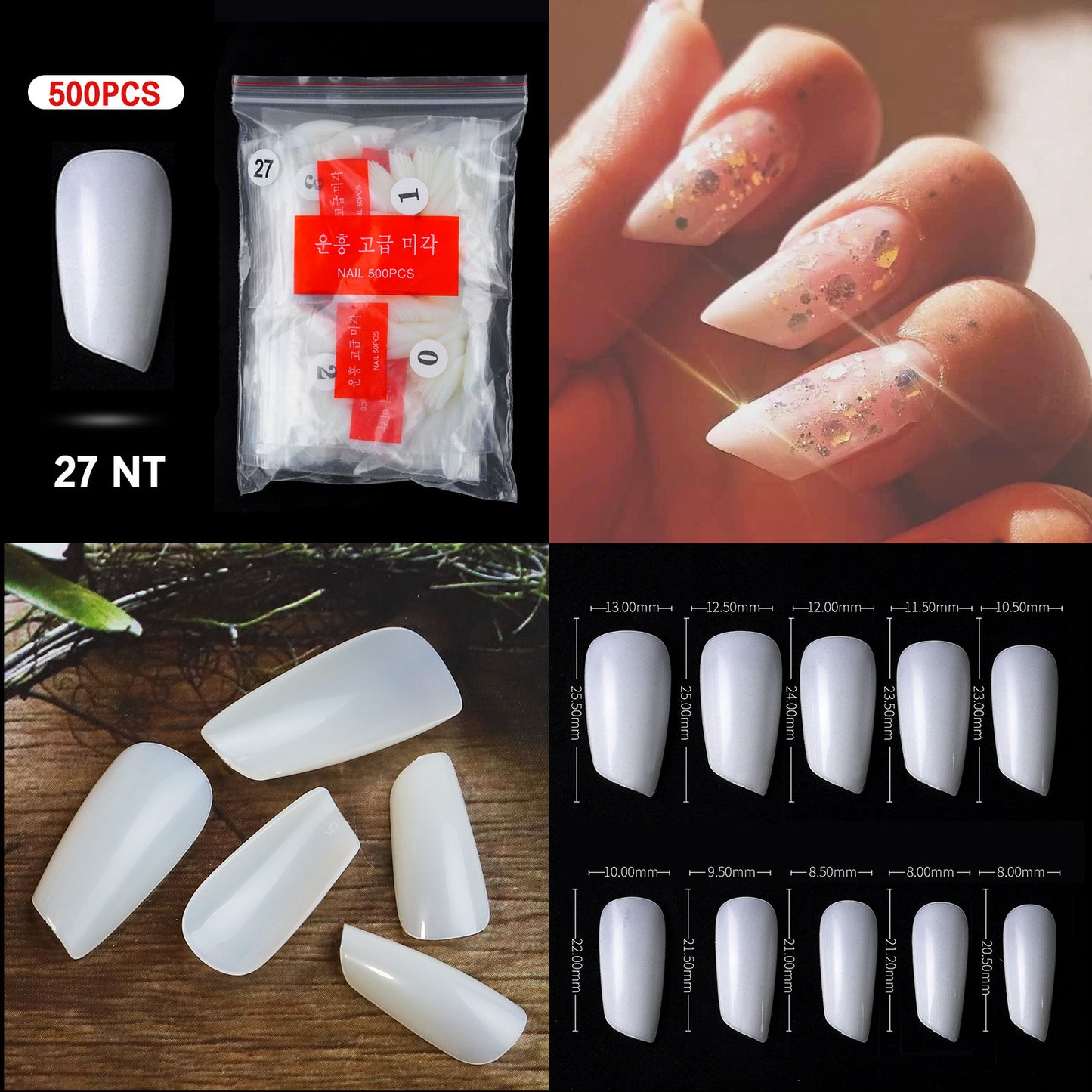 French Pointed Non-marking Ballet Transparent