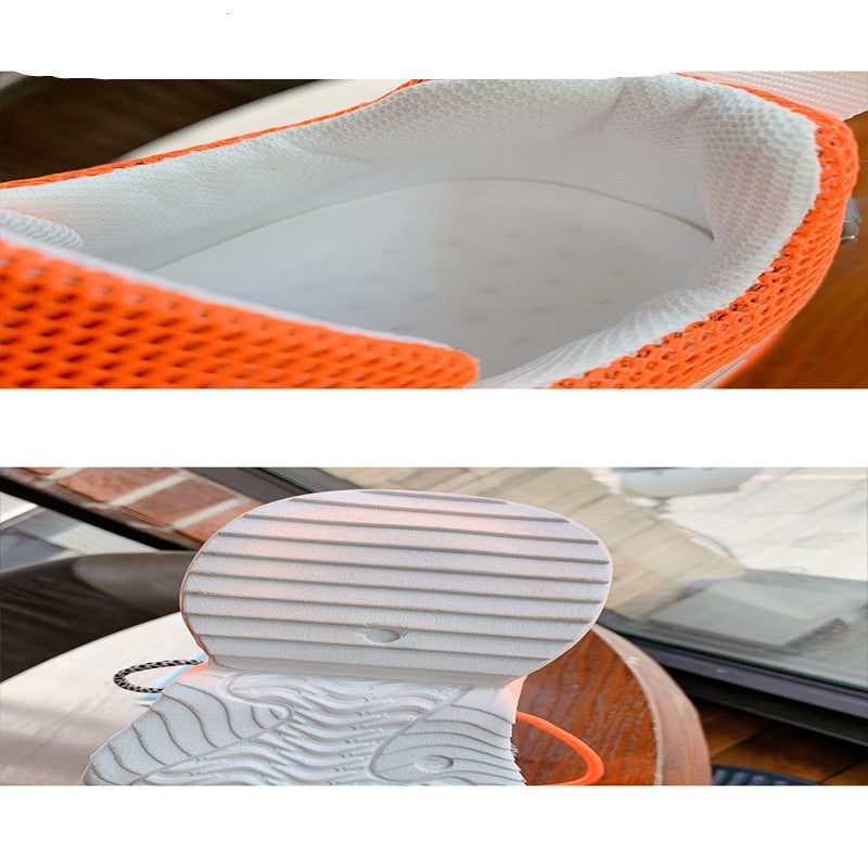 Summer New Style Mesh  Orange Pair Of Shoes